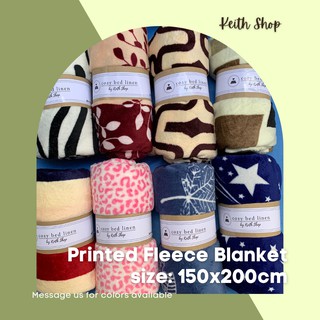 KEITH Shop Printed Fleece Blanket