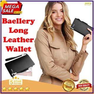 Baellery Authentic Leather Wallet unisex 100% ORIGINAL Long Wallet for Women On Sale Baellery wallet (1)