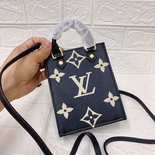 Lv Louis Vuitton Phone Sling Top Grade W/Box (14x17cm) (4)