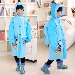 【Starting】#802 Raincoat For Kids With Backpack Allowance lNyI