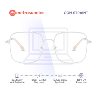 MetroSunnies Oslo Specs Con-Strain Anti Radiation Eyeglasses For Women Men Blue Light Metal Eyewear (3)