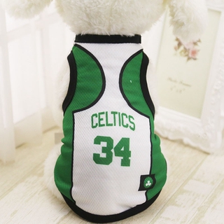 Dog Clothes Mesh Pet Vest NBA Jersey Basketball Sportswear (4)