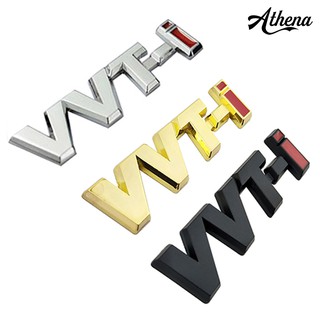 Athena ♧Metal VVTi Letters Logo Car Sticker Emblem Badge Decor for Toyota Camry