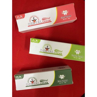 Pet Dental Cream Toothpaste for Dogs (Mint | Vanilla | Beef Flavor)