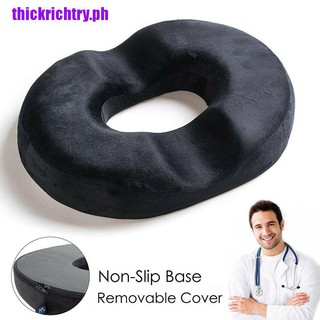 {trichtry}Donut Pillow Pain Relief Hemorrhoid Tailbone Cushion Support Memory Foam Seat