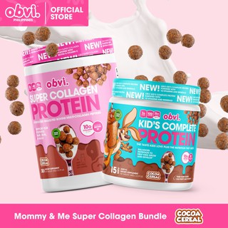 Obvi Mommy & Me Super Collagen Bundle - Cocoa Cereal