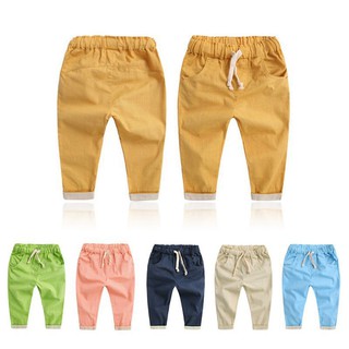 Baby Boys Baggy Casual Harem Pants Toddler Kids Sweat Pants Joggers Trousers (5)