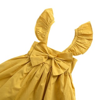 Baby Girls Bowknot Sleeveless Wedding Party Princess Dress Tutu Dress [dudu] (6)
