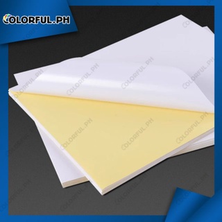 [high quality] (100PCS)Printable Self-advertising Sticker Paper A4 Matte & Glossy for inkjet print