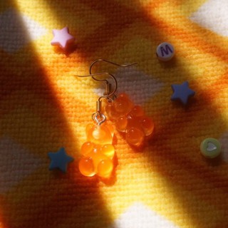 kidcore cute gummy bear earrings <3