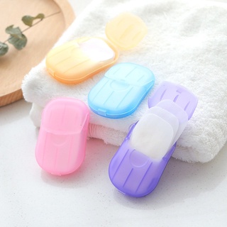 SWY travel disposable soap tablets boxed soap paper portable hand washing tablets travel carry soap