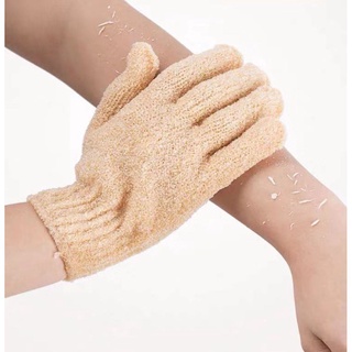 Shower Gloves Exfoliating Wash Bath Gloves kid Resistance (Random Color)