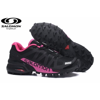 Salomon hiking shoes 【100%Original】 Salomon/solomon Speed Cross 2 Outdoor Professional Hiking sport Shoes black pink36-40 Women's shoes Men's shoes