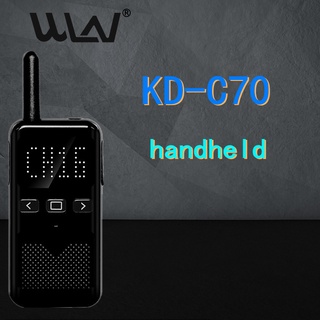 2021 New WLN KD-C70 UHF Portable Mini Walkie-talkie KSM3 Two-way Car Radio Station Handheld CTCSS 00