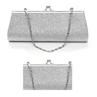 【spot goods】♤Women Glitter Clutch Purse Evening Party Wedding Banquet Handbag Shoulde