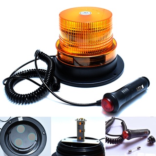 Car Warning lights 12 LED Magnet Emergency lamp Strobe Beacon Amber light Red Blue Police Flashing
