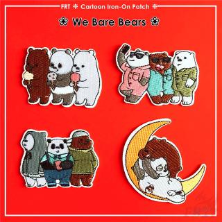 ☸ We Bare Bears - Cartoon Iron-on Patch ☸ 1Pc DIY Sew on Iron on Badges Patches（S-4）