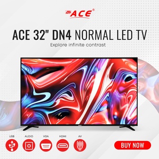 Ace 32 inch Slim Full HD LED TV Black LED-808 DN4