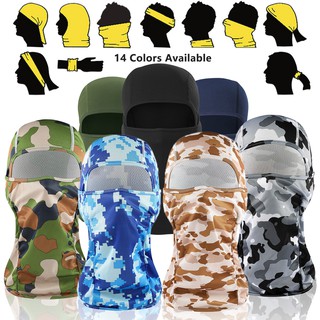 Motorcycle Face Mask Outdoor Sports Sunscreen Wind Balaclavas Face Mask Cap Police Cycling（14 colors available）