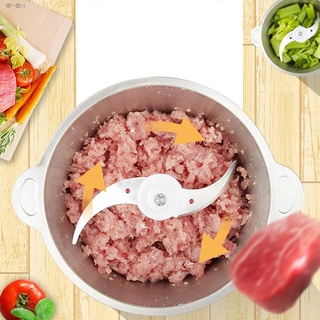 ♕✹Electric meat grinder Meat blender, chopper, meat grinder, vegetable grinder, curry machine (4)