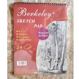 Berkeley Sketch Pad 9x12" 100gsm 24 and 50 sheets Acid Free