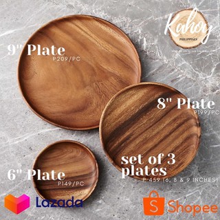 Acacia Wooden Plates
