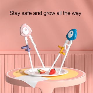 Training Chopsticks For Kids Cartoon Plastic Children Correction Chopsticks 3 Stages (4)