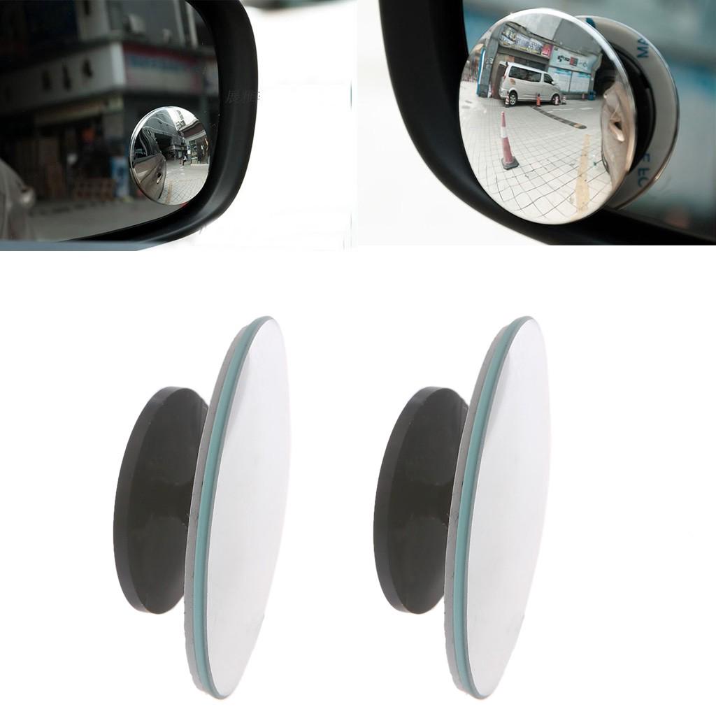 1 Pair 360° Frameless Wide Angle Blind Spot Rearview Mirror