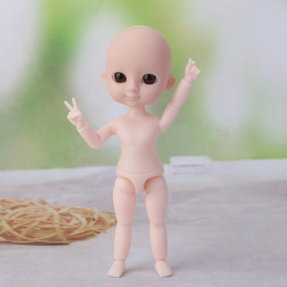 1/12 Nude Body Normal Skin 13CM BJD Doll 13 Ball Jointed Dolls Without Shoes Girls DIY Dress Up Toys