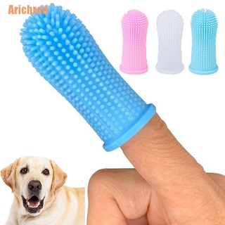 [NEW] Super Soft Pet Finger Toothbrush Dog Brush Bad Breath Tartar Teeth Care Tool