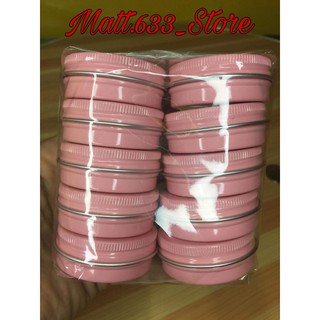 20G 5pcs Aluminum Tin Can Tin Jar Tin Pot Color Pink