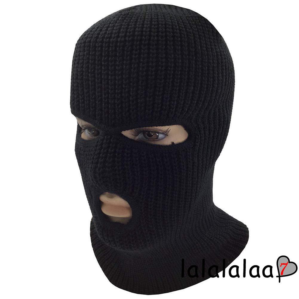 LLA-3 Hole Full Face Mask Winter Cap Balaclava Hood Army (8)