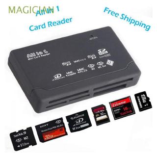 Black Mini TF USB Memory Card Reader Micro M2 MMC XD CF MS (1)
