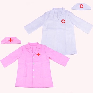 Children’s Costume doctor nurse pretend play medical community helper coat for kids