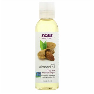 ✅On Hand! NOW 100% Pure Sweet Almond Carrier Oil, 118ml