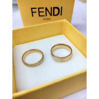 stainless watchcouple watch┋㍿✘Fendi Ring stainless with box (4)