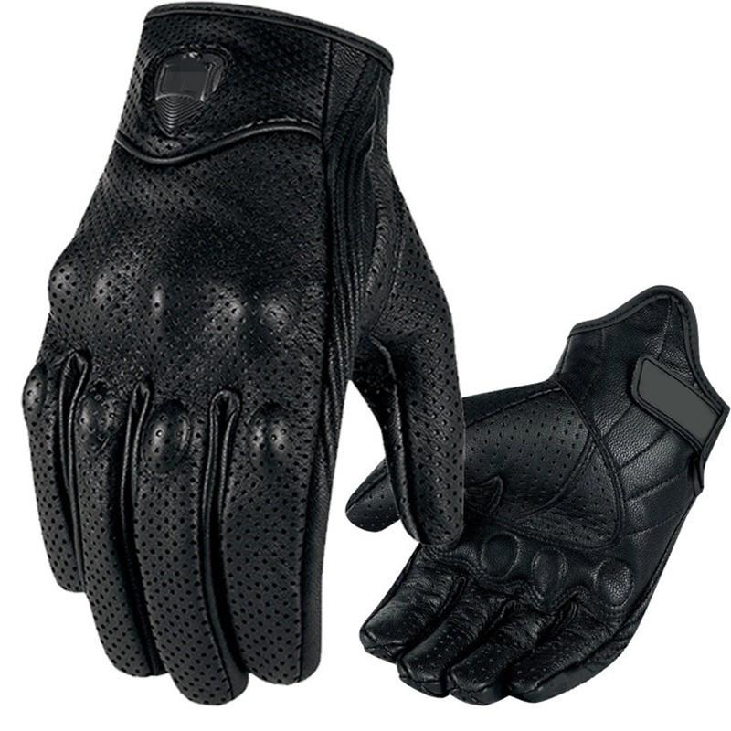 code : FUNATHOME 15% discount ✨TOP Pursuit Street Stealth Leather Motorcycle Gloves