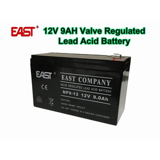 East 12V 9AH UPS Battery Rechargeable Sealed Lead-Acid Valve Regulated Battery