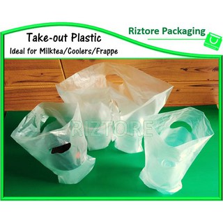 100Pcs/Pack Milktea/Cooler Take out Plastic Bag (Single and Double)