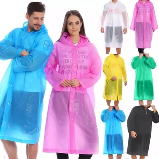 MIKE Lightweight Unisex Raincoat for adult Clear Transparent Waterproof raincoat