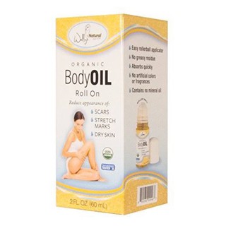 Wally'S Natural Organic Body Oil Roll On 2 Oz 60ml