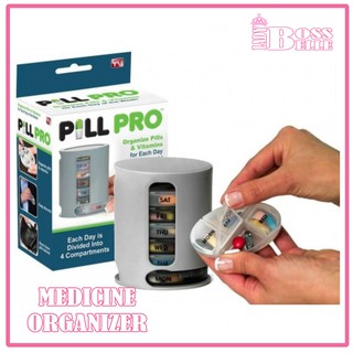 Pill Pro 7 days Medicine Pill Organizer holder Box Portable Pill| Organizer| Medicine Box|