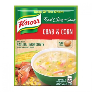 KNORR CRAB AND CORN SOUP MIX 60G