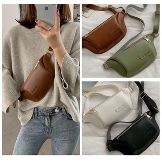 bag for women❁Irene Korean Fashion belt bag chain portable shoulder chest