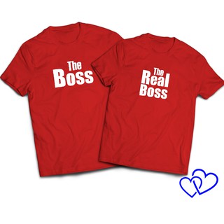 Couple Shirt The Boss The Real Boss Design Shirt by AnyPrint sold by Piece(Cp-Sh-C1) (1)