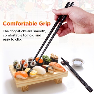 Alloy Non-Slip Reusable Chopsticks Sushi Set Japanese Chopsticks Non-Slip Sushi Set Chinese Food Kitchen Tool (3)