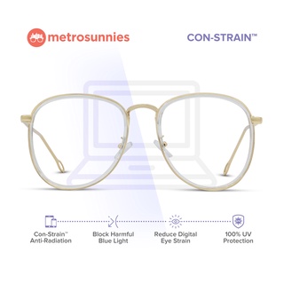 MetroSunnies Linda Specs (Clear) / Replaceable Lens / Eyeglasses for Men and Women (1)