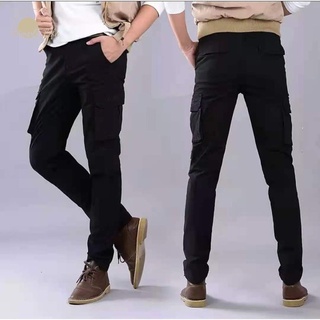 Fashion Type 6 Pocket Skinny Fit Type Cargo Pants For Men