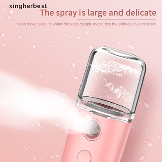 [xingherbest] Portable Alcohol Disinfectants Sprayer Nano Mist Sprayer Mini USB Rechargeable New Stock (4)
