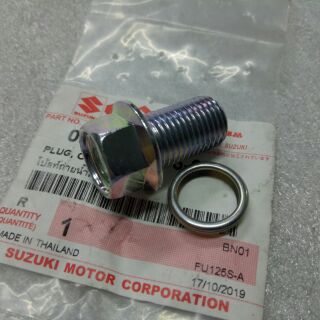 Genuine Suzuki Oil Drain Plug and washer for Raider 150(carb type)